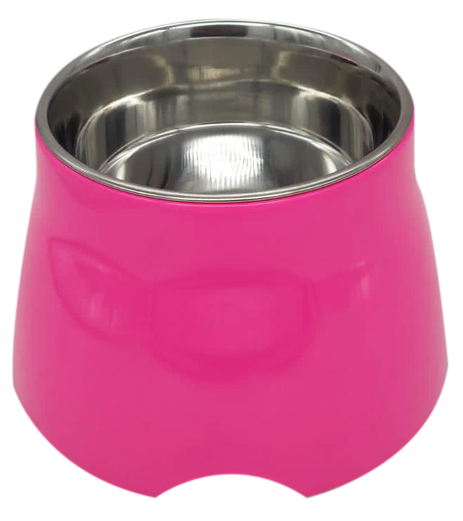 Retro Elevated Bowl Hot Pink