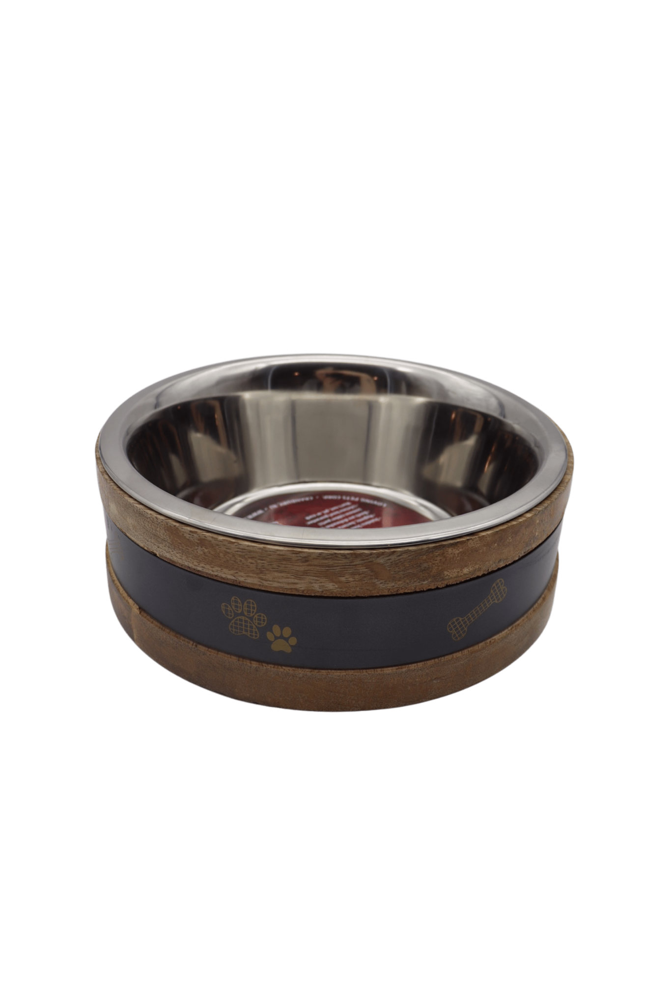 Wooden Ring Dog Bowl