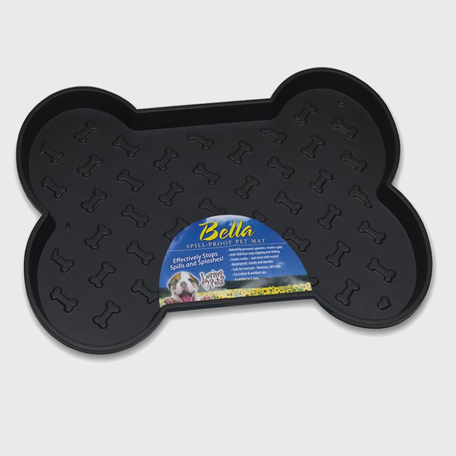 Bella  Dog Tray Black