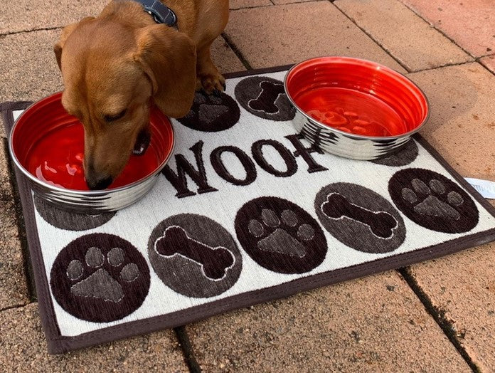 Woof Chenille Fashion Dog Mat