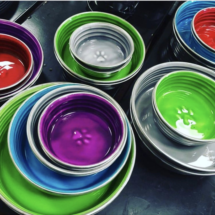 Le Bol Glazed Interior Bowl Charcoal