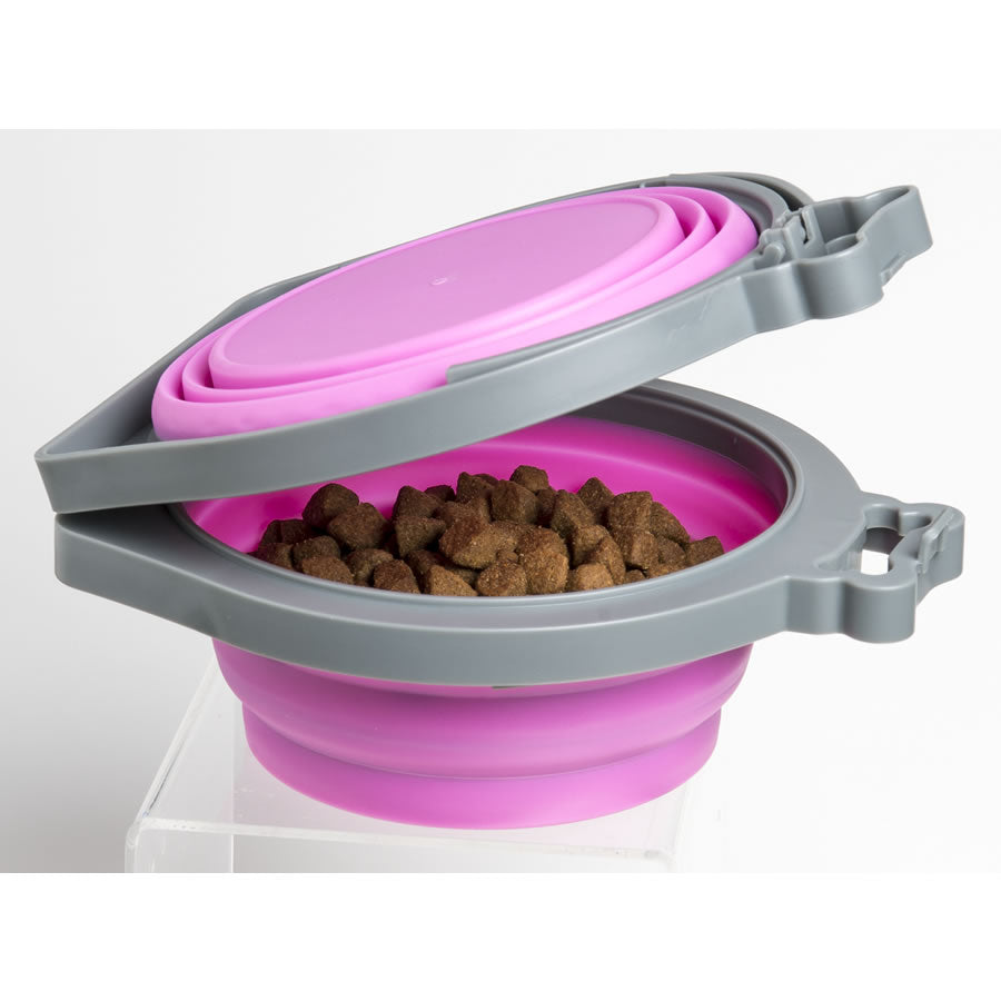 Bella Roma Travel Bowl Pink