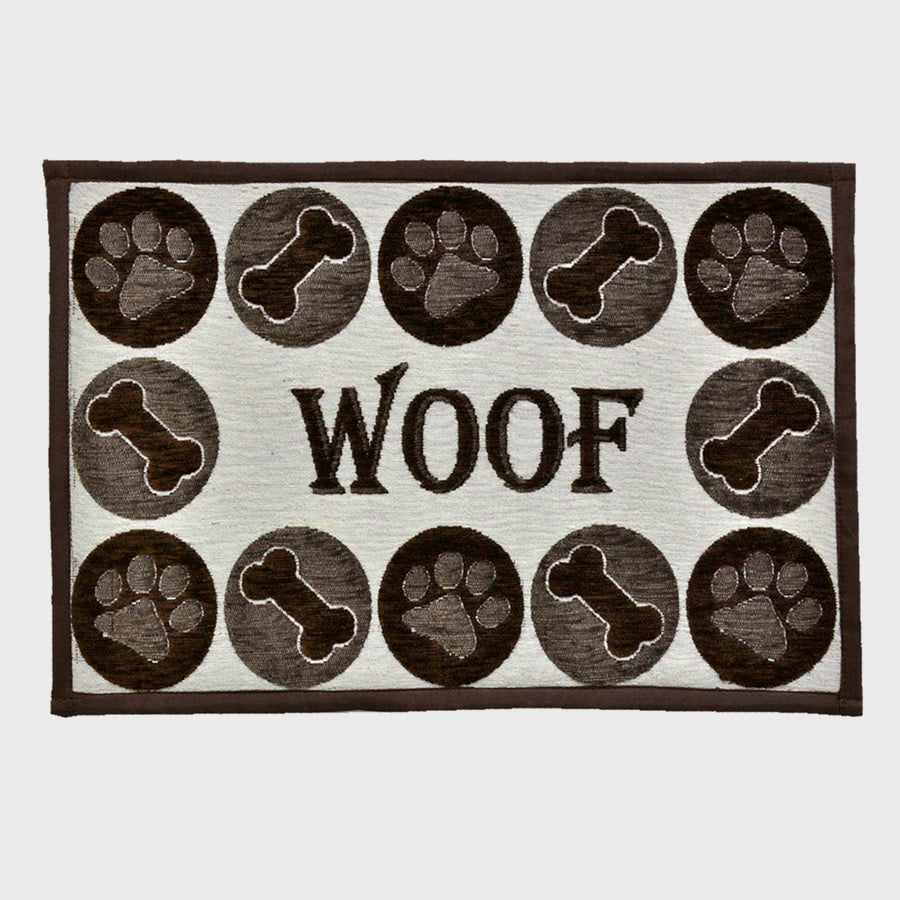 Woof Chenille Fashion Dog Mat