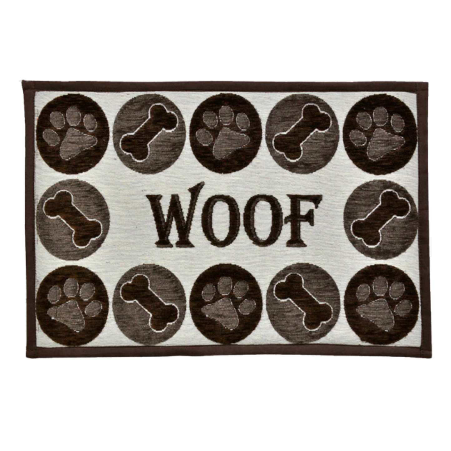 Loving Pets Woof Chenille Fashion Dog Mat