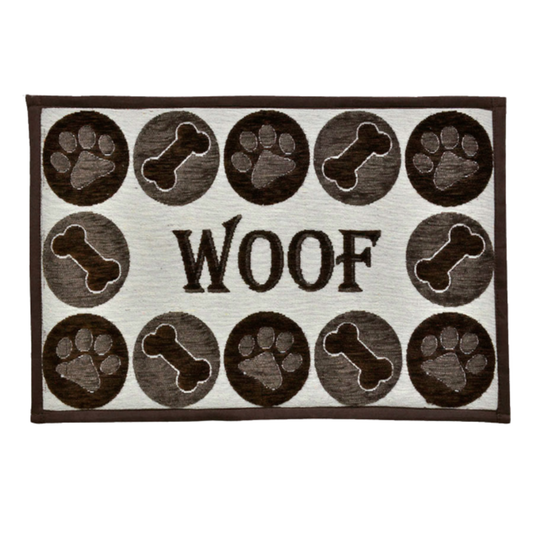 Woof Chenille Fashion Dog Mat