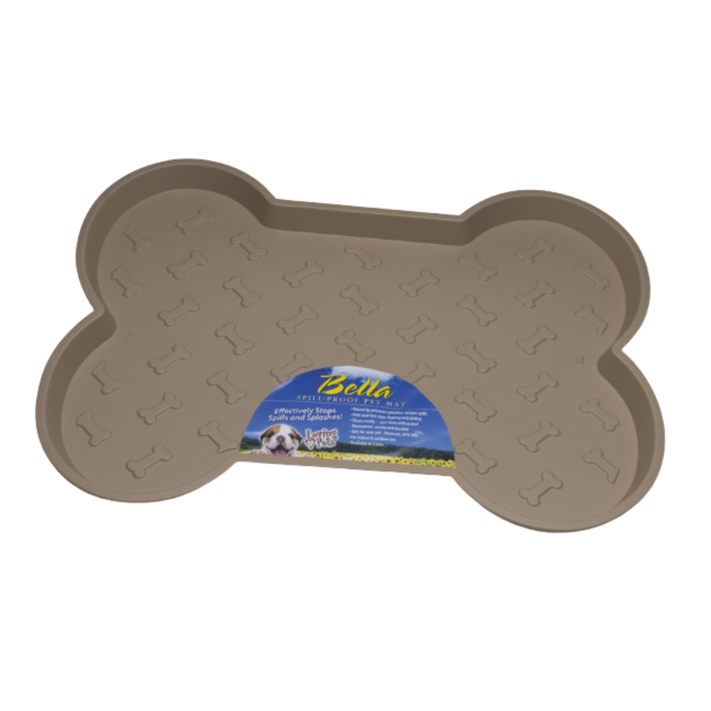 Bella Dog Tray Tan