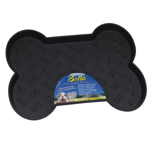Bella  Dog Tray Black