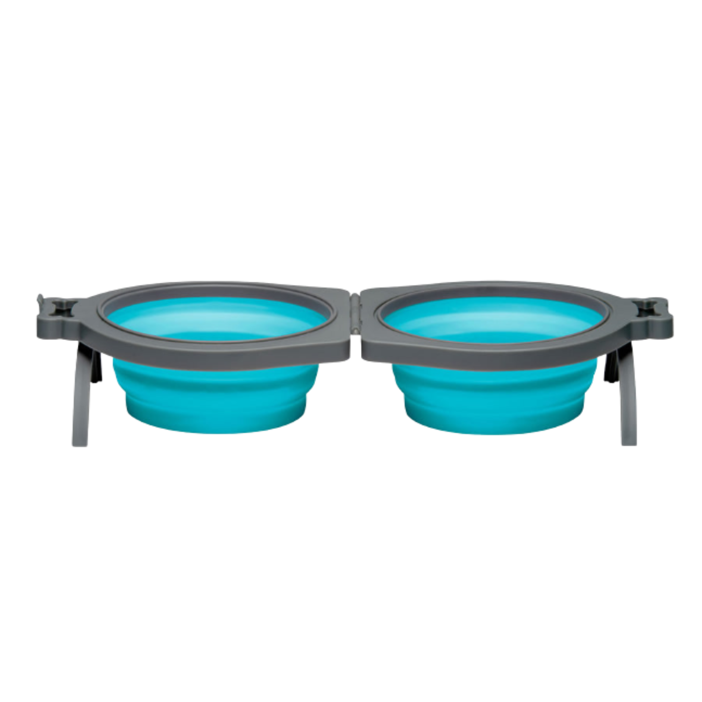 Bella Roma Travel Double Bowl Blue