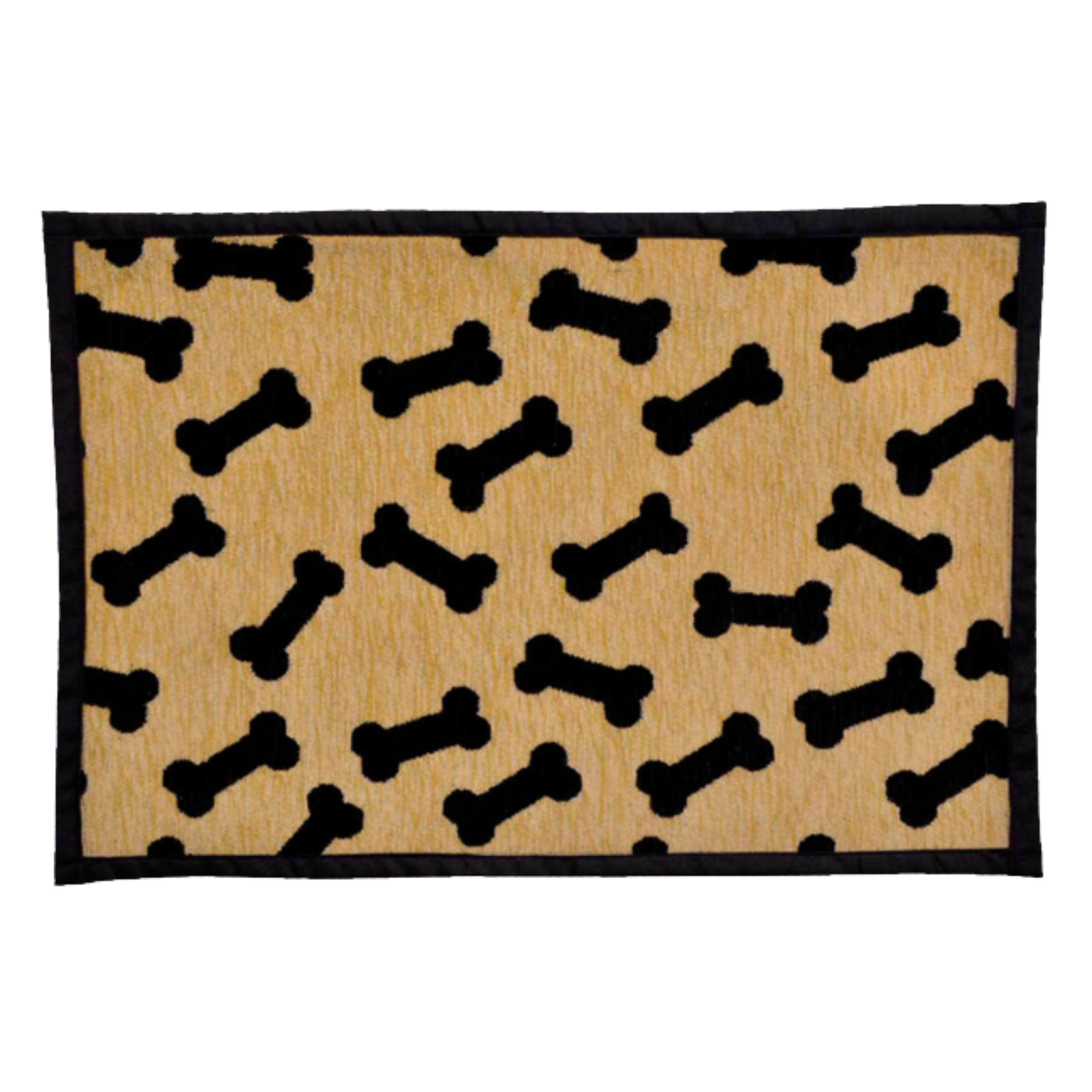 Dancing Bones Chenille Fashion Dog Mat