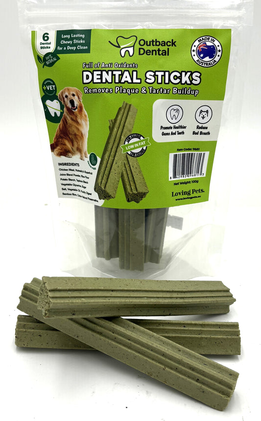 Chicken Dental Sticks with Superfruit Juice Blend Powder - 6 Sticks (270g)