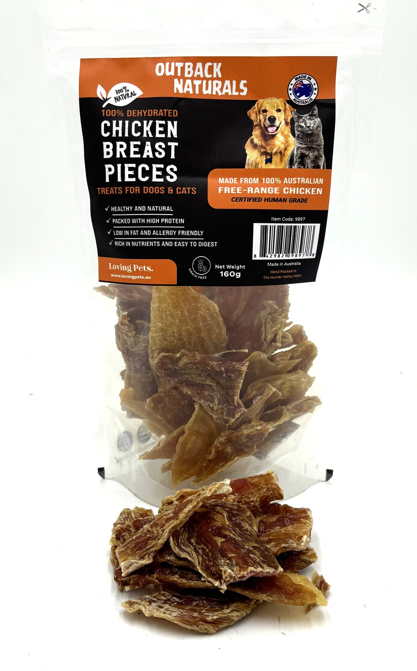 Chicken Breast Pieces Dogs & Cats