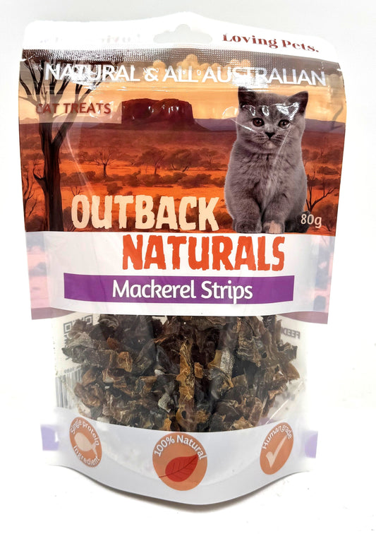 Loving Pets Mackerel Strips Cat Treats 80gm