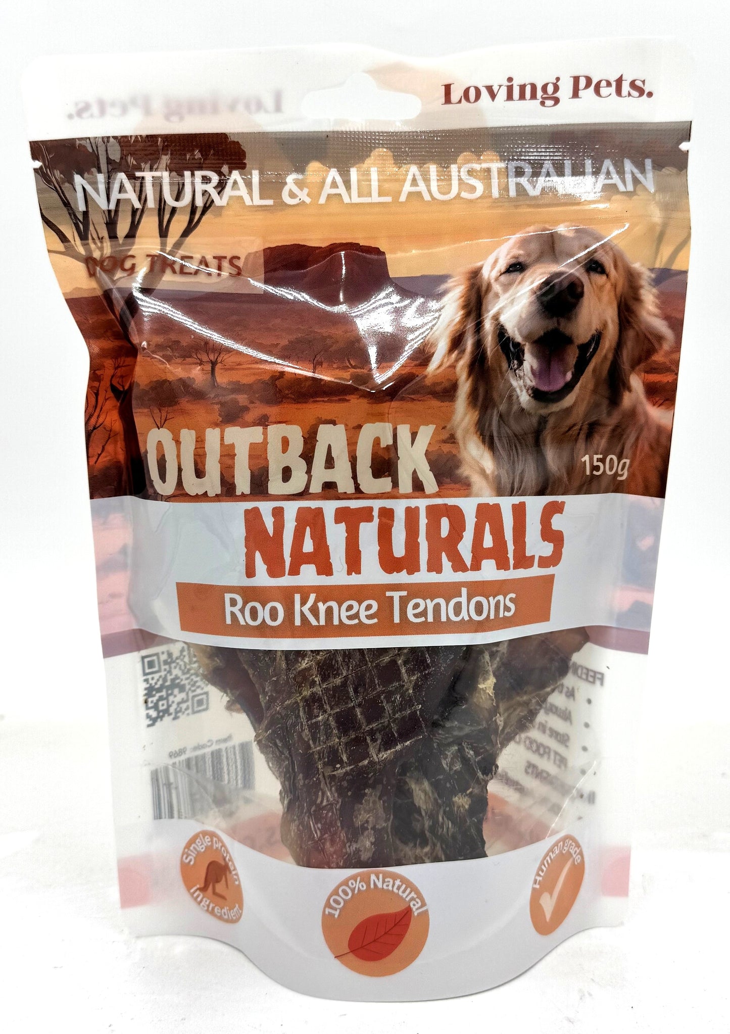 Loving Pets Roo Knee Tendons Dog Treats 150gm