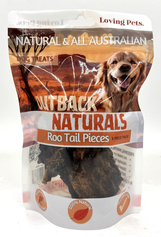 Loving Pets Roo Tail Pieces Dog Treats 3 Piece Pack
