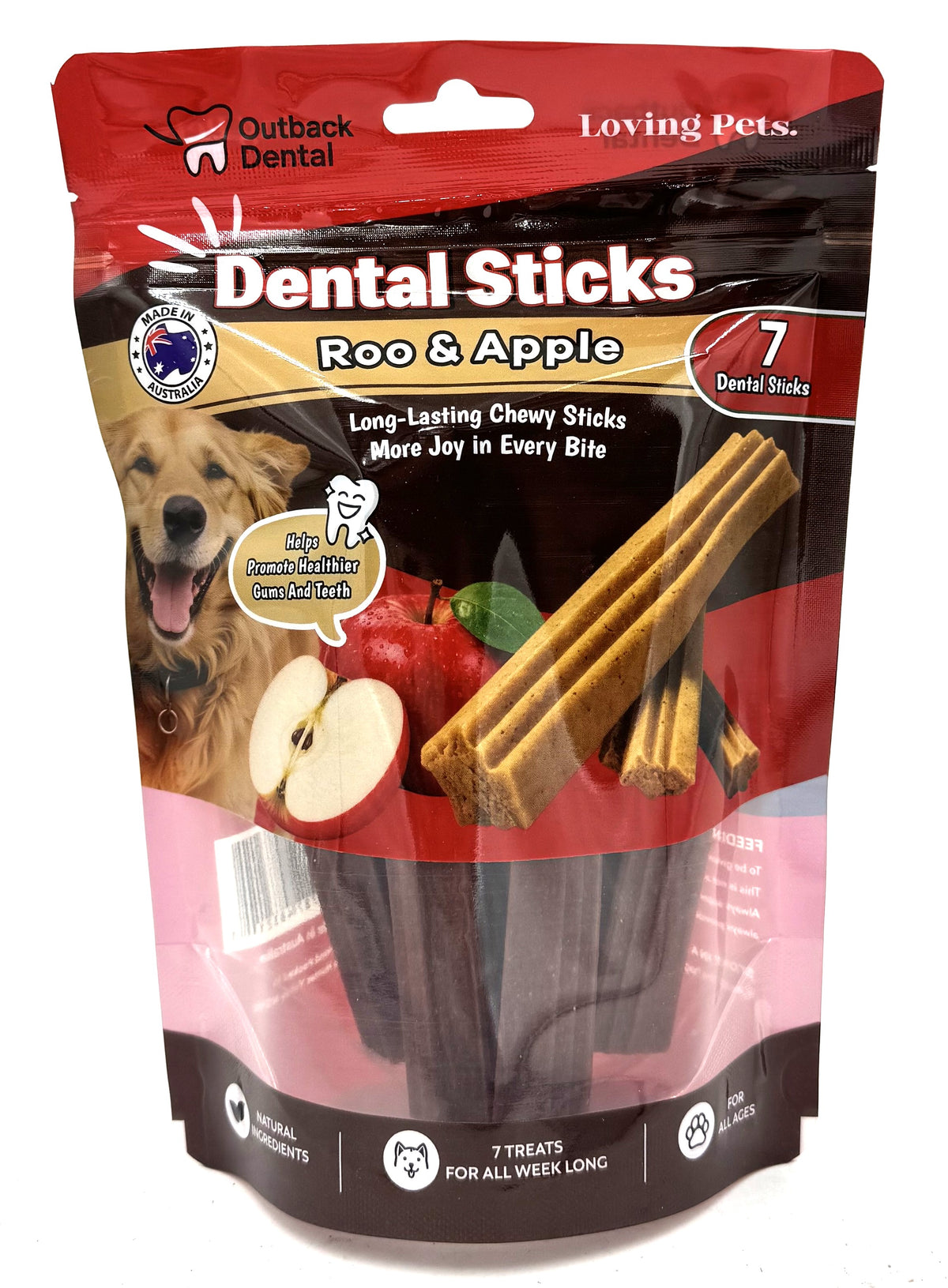 Roo & Apple Dental Sticks 7 Sticks 320gm