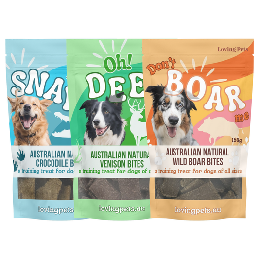 Loving Pets Aussie Protein Treat Trio