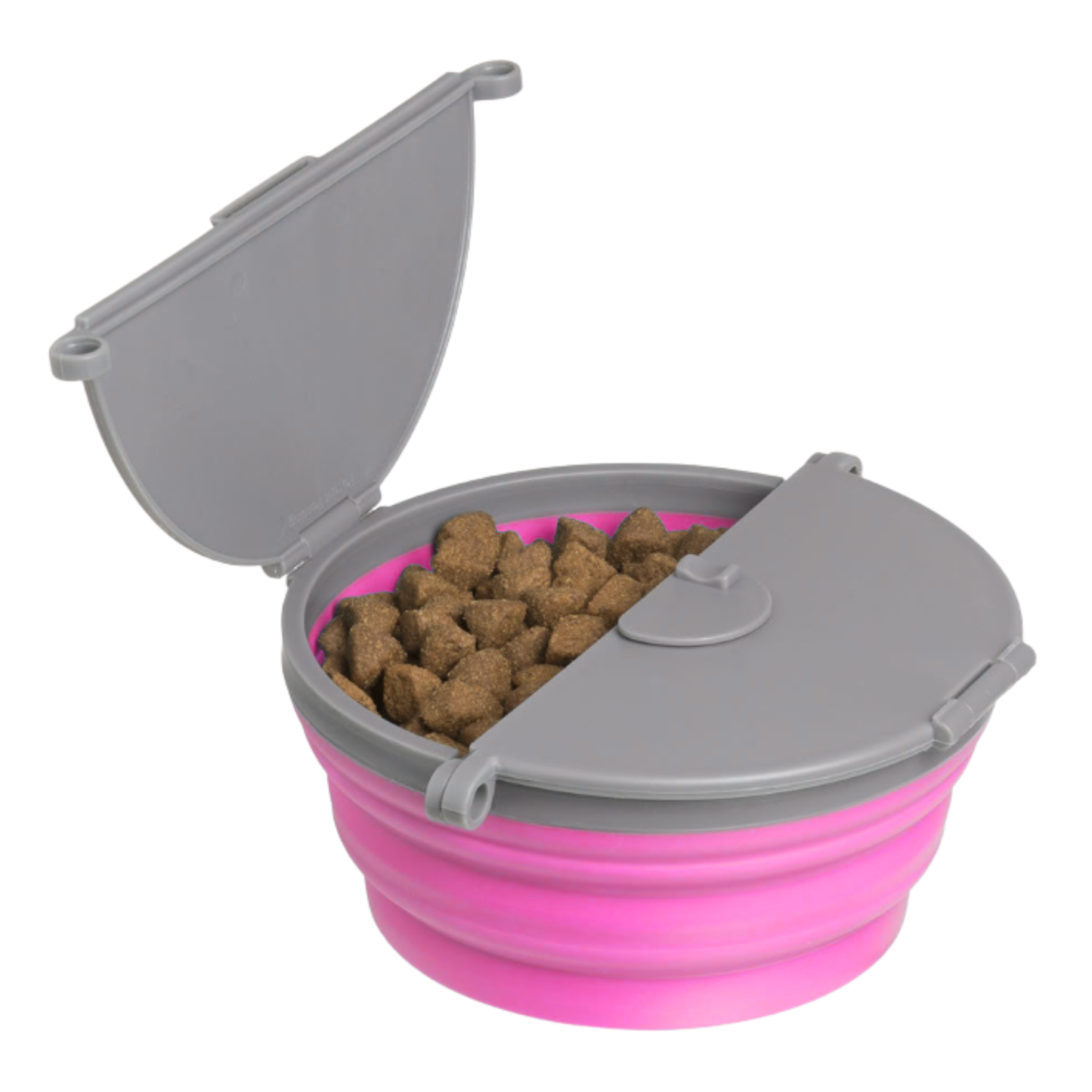 Loving Pets Bella Roma Travel Bowl Pink