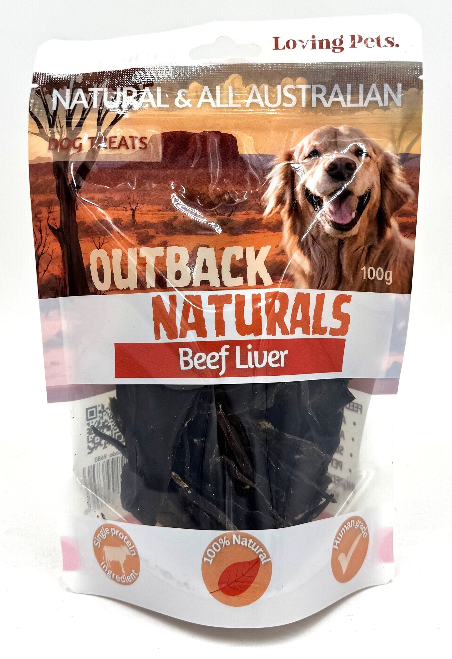 Loving Pets Beef Liver Dog Treats 100gm