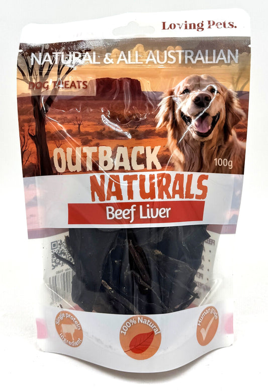 Loving Pets Beef Liver Dog Treats 100gm