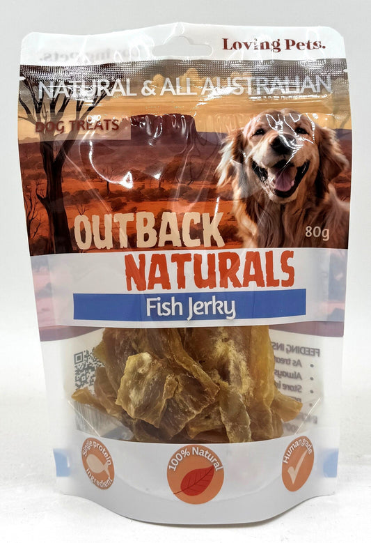 Loving Pets Fish Jerky Dog Treats 80gm